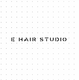 E HAIR STUDIO logo