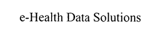 E-HEALTH DATA SOLUTIONS logo