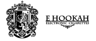 E HOOKAH ELECTRONIC CIGARETTES logo