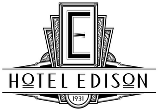 E HOTEL EDISON 1931 logo