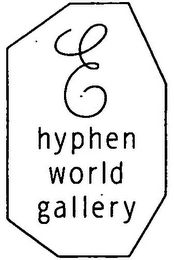 E HYPHEN WORLD GALLERY logo