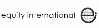 E I EQUITY INTERNATIONAL logo