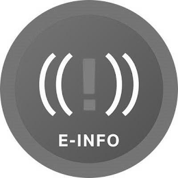 ((!)) E-INFO logo