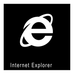 E, INTERNET EXPLORER logo