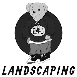 E J LANDSCAPING logo