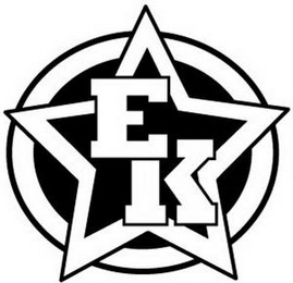 E K logo