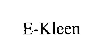E-KLEEN logo