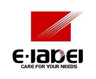 E ­ LABEL CARE FOR YOUR NEEDS logo