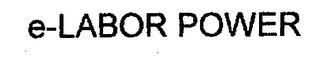 E-LABOR POWER logo