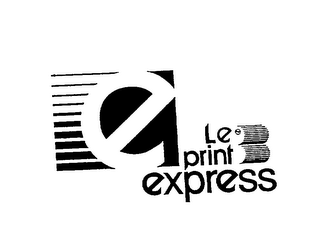 E LE PRINT EXPRESS logo