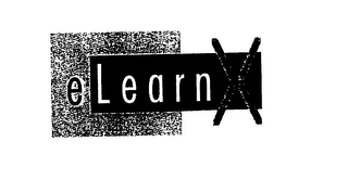 E LEARN X logo