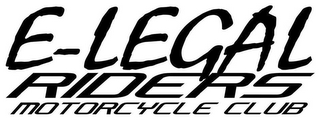 E-LEGAL RIDERS MOTORCYCLE CLUB logo