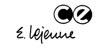 E. LEJEUNE CE logo