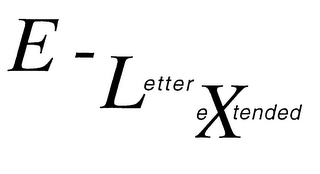 E-LETTER EXTENDED logo