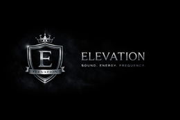 E LEVATION ELEVATION SOUND. ENERGY. FREQUENCY. logo