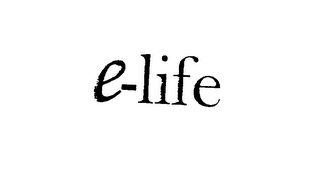 E-LIFE logo