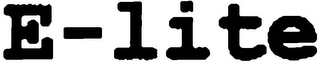 E-LITE logo