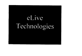 E LIVE TECHNOLOGIES logo