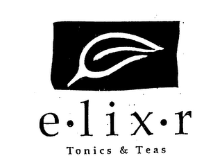 E LIX R TONICS & TEAS logo