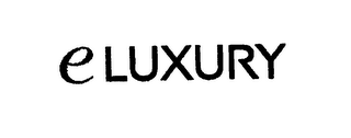 E LUXURY logo