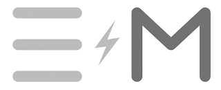 E M logo