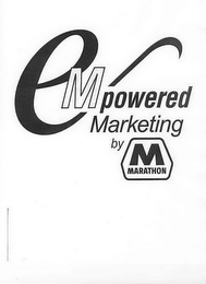 E M POWERED MARKETING BY M MARATHON logo