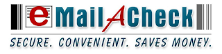E MAILACHECK SECURE. CONVENIENT. SAVES MONEY. logo