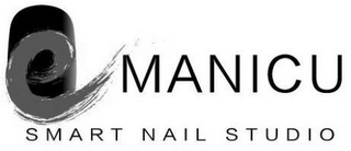 E MANICU SMART NAIL STUDIO logo