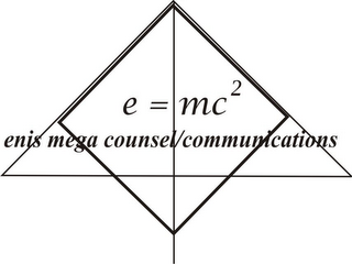 E = MC2 ENIS MEGA COUNSEL/COMMUNICATIONS logo