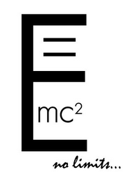 E = MC² NO LIMITS... logo