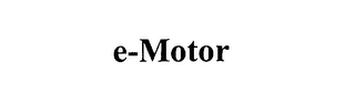 E-MOTOR logo
