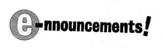 E-NNOUNCEMENTS! logo