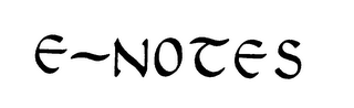E-NOTES logo