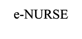 E-NURSE logo