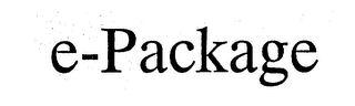 E-PACKAGE logo