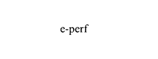 E-PERF logo