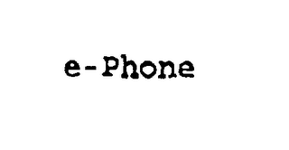E-PHONE logo