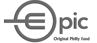 E PIC ORIGINAL PHILLY FOOD logo