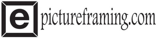 E PICTUREFRAMING.COM logo