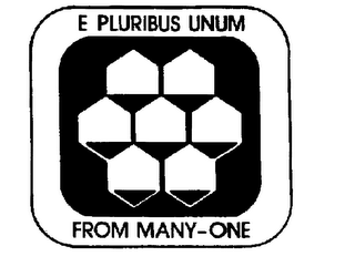 E PLURIBUS UNUM FROM MANY-ONE logo