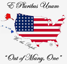 E PLURIBUS UNUM "OUT OF MANY, ONE" WE THE PEOPLE logo