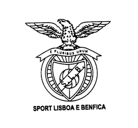 E PLURIBUS UNUM SPORT LISBOA E BENFICA logo