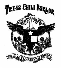 E PLVRIBVS CHILI TEXAS CHILI PARLOR logo