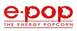 E­ POP THE ENERGY POPCORN logo