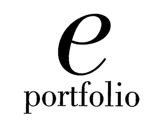 E PORTFOLIO logo