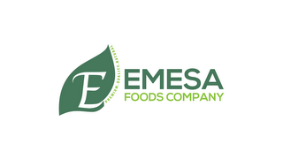 E PREMIUM. QUALITY. NATURAL EMESA FOODSCOMPANY logo