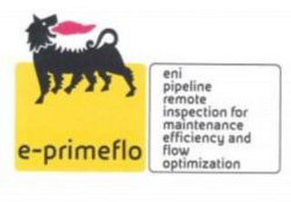 E-PRIMEFLO ENI PIPELINE REMOTE INSPECTION FOR MAINTENANCE EFFICIENCY AND FLOW OPTIMIZATION logo