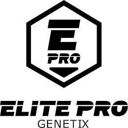 E PRO ELITE PRO GENETIX logo