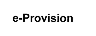 E-PROVISION logo