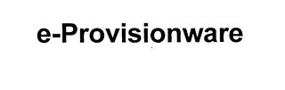 E-PROVISIONWARE logo